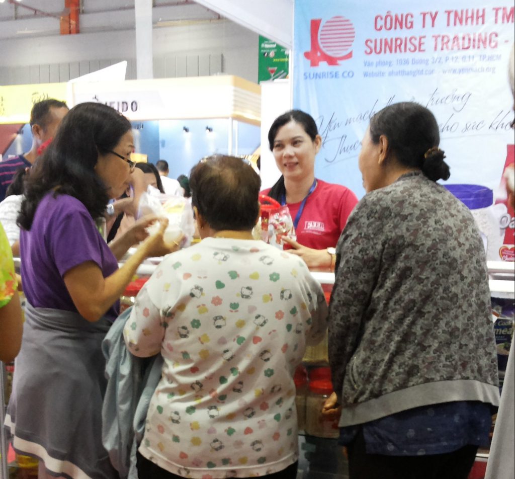 Hội chợ Công ty Nhật Thăng tại Hội chợ Triển lãm Quốc tế Thực phẩm và Đồ uống Việt Nam