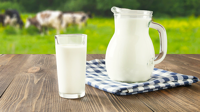 sữa tươi nguyên chất 6 Món ăn sáng bổ dưỡng cho người lớn tuổi