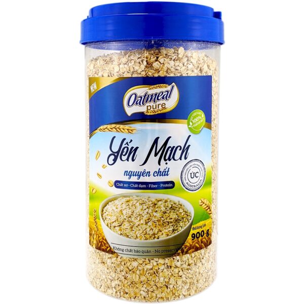 yến mạch úc nguyên chất oatmeal 900g Yến mạch Úc nguyên chất Oatmeal 900 g