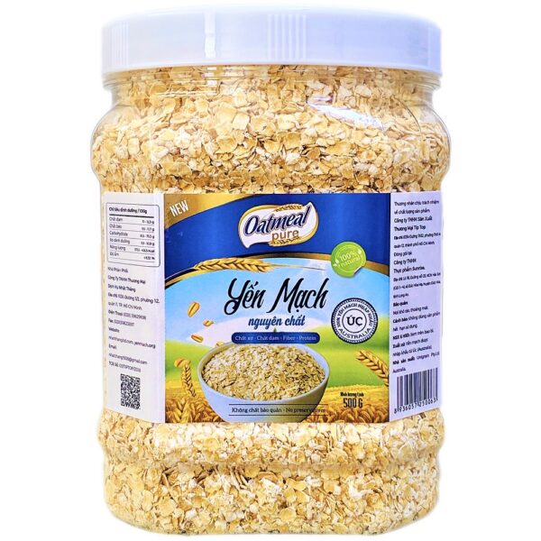 yến mạch úc oatmeal pure 500g